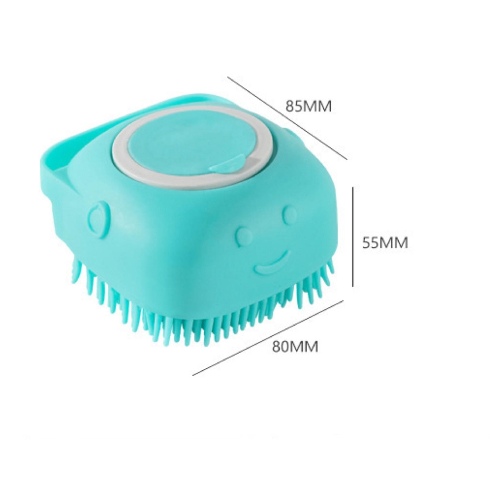 

Щетка для купания питомцев Может добавлять жидкость для купания для очистки и массажа One Size синий