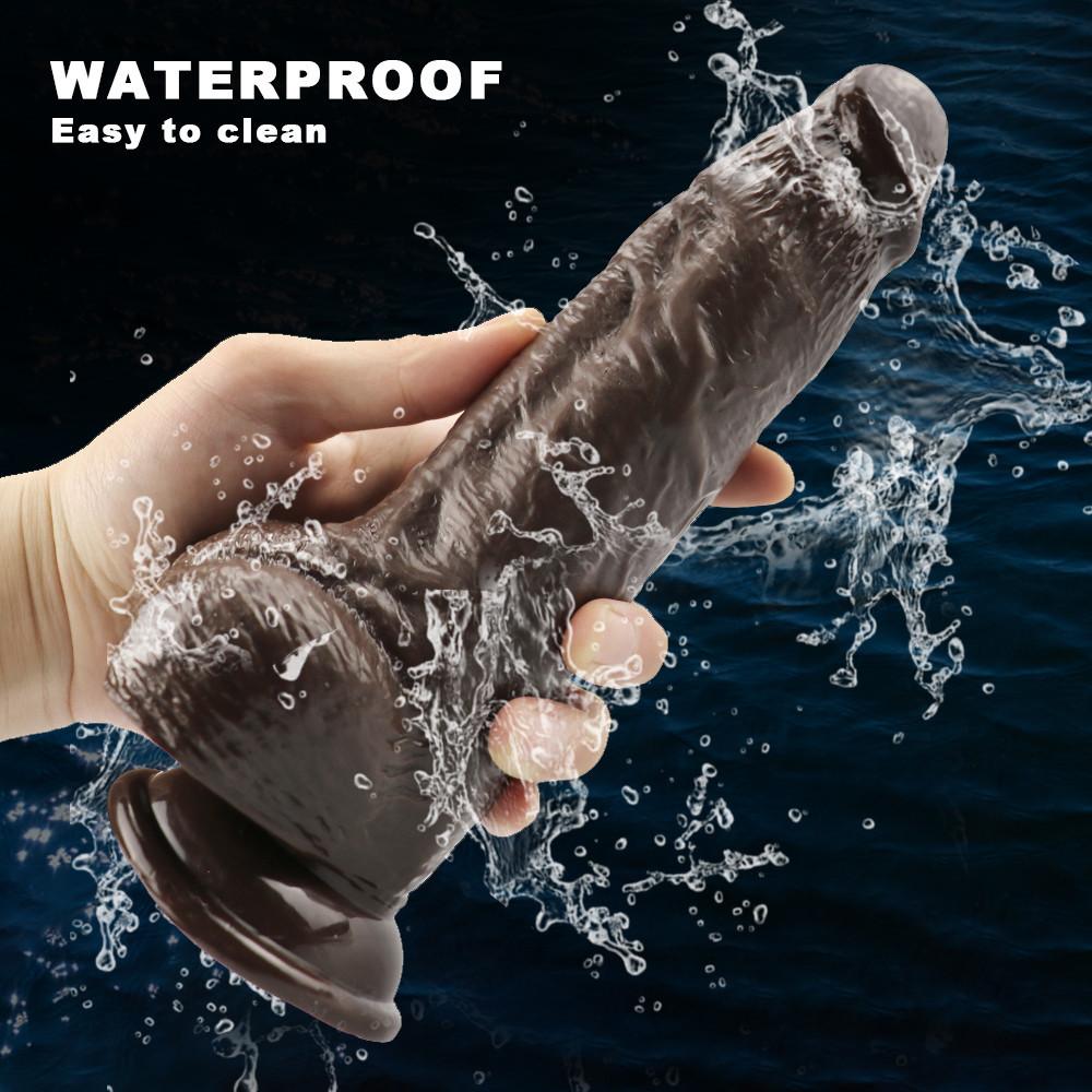 Enormous Female G-spot Masturbator Dildo Realistic Fake Sucker Phallus Simulated for Lesbian Anal Sex Toys Dildos