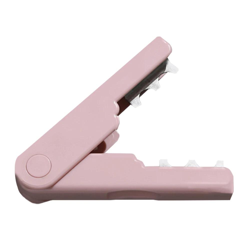 

1pc Rose Thorn Remover Flower Thorn Stem Leaf Stripper Rose Pincers Portable Florist Gardening Tools for Gardening Hand Tools рожевий