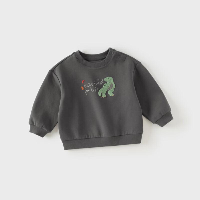DAVE & BELLA Unisex Casual Crewneck Pullover Sweatshirt
