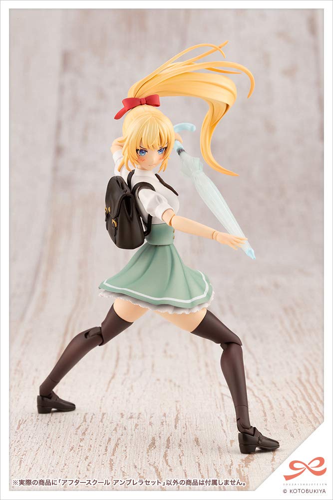 Sosai Garden After School Umbrella Set Height 96mm scale plastic model MV003 Girls' approx. 1/10