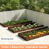 Wood Garden Edging Border Decorative Landscape Edging Planting Tree Fence Flower Bed Fences.