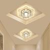 Modern LED Ceiling Lights Crystal Petals Pendant Lamp Crystal Flower Chandelier  Living Room