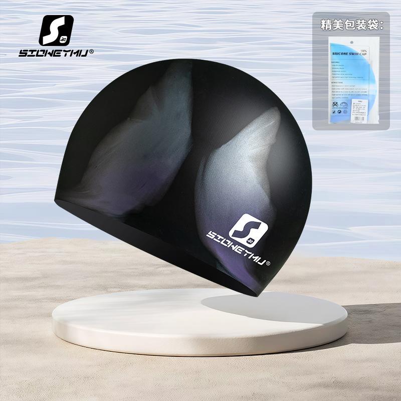 Adult Silicone Swim Caps Men And Women Solid Color High Quality Swimming Cap For Women Swimming Pool Accessories
