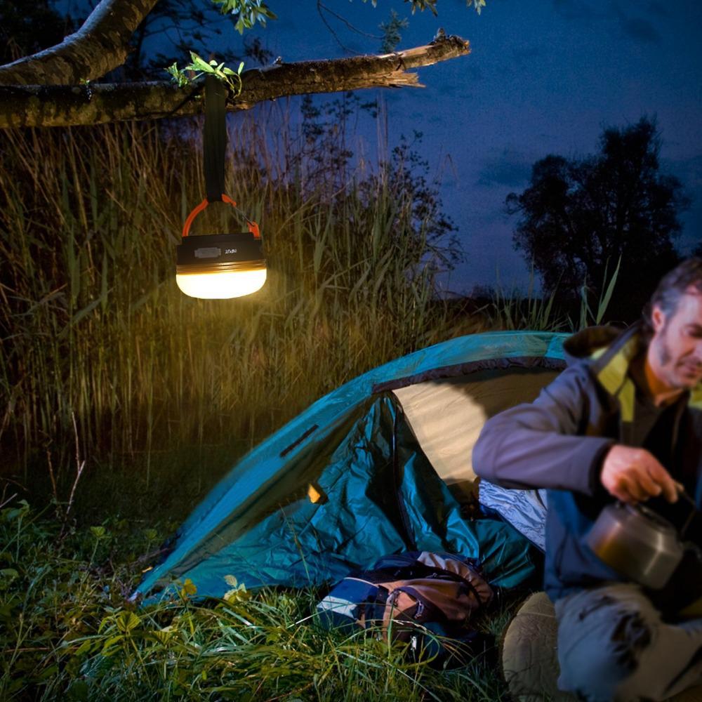 USB Rechargeable LED Camping Lantern - Waterproof, Handheld Outdoor Tent Light