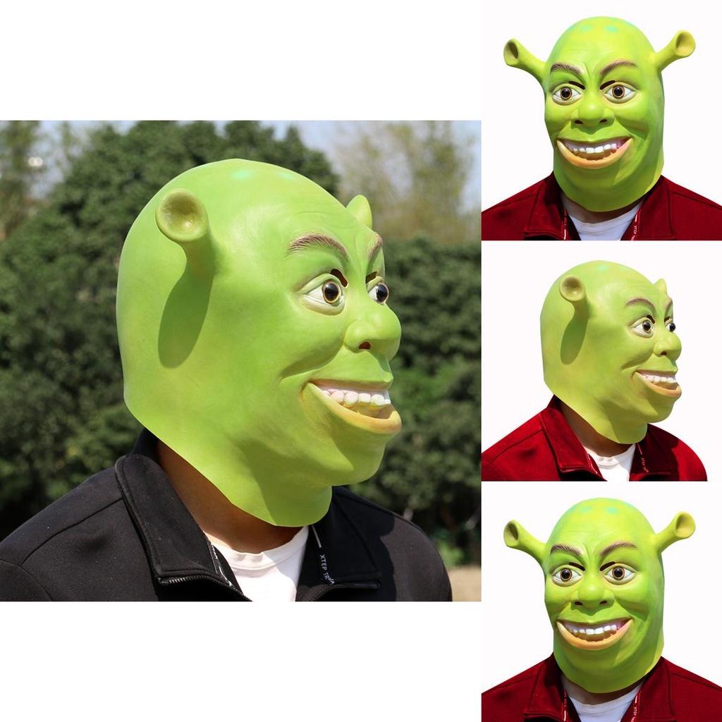 Maschera Shrek Costume Maschera Accessori Costume Cosplay Necessità di Halloween Quotidiano