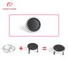 A/C Knob Button Rear Air Conditioning Panel Switch Car Rear Air Conditioning Control Panel Knob Cover 7N0907049C for VW Sharan