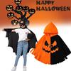 Halloween Kids Costume Pumpkin Bat Cloak Cosplay With Polyester Material For Holiday Party