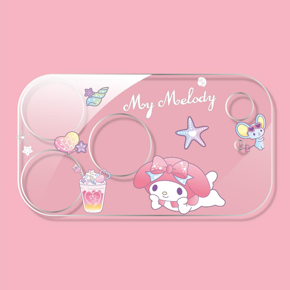 Cute Cartoon Camera Protector Lens Film For IPhone 15 16 17 Pro Max HD Protective Glass For 14Plus 13 Full Cover