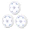 AMIR Upgraded Motion Sensor Light Cordless Battery-Powered LED Night Light Stair Lights Wall Lights for Hallway Bedroom Kitchen