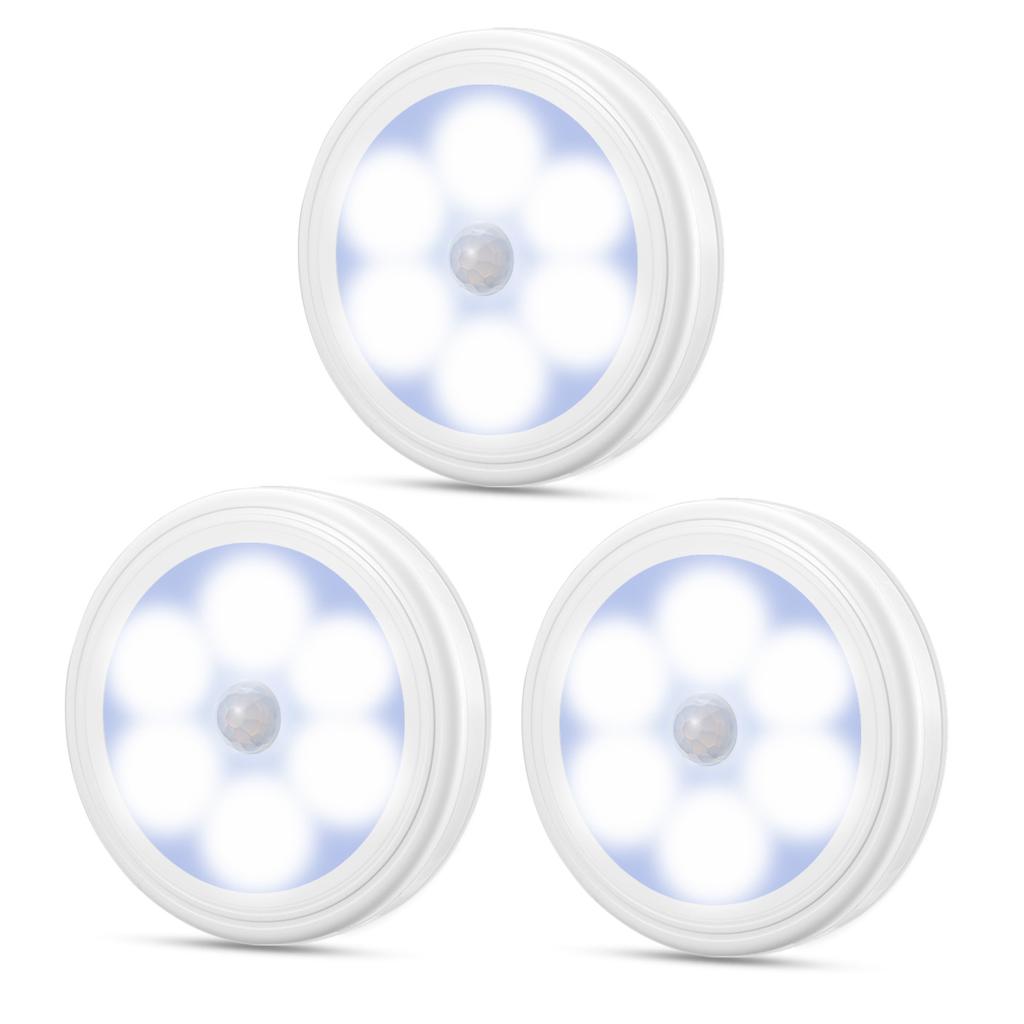 AMIR Upgraded Motion Sensor Light Cordless Battery-Powered LED Night Light Stair Lights Wall Lights for Hallway Bedroom Kitchen
