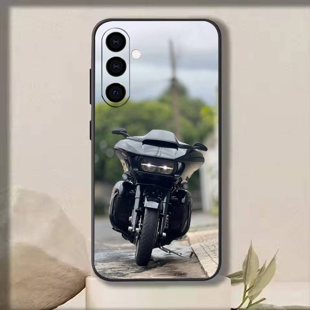 Street Glide Phone Case For Samsung Galaxy A73,A72,A71,A70,A53,A52,A51,Others Soft Black Cover