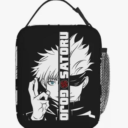 Basketball Cartoon Pattern Student Meal Bag Outdoor Camping Crisper Fruit Storage Bag Portable Meal Bag