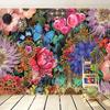 3D Photo Wallpaper Modern Art Mural Flowers Butterfly Living Room Bedroom Dining Room Background Wall Painting Home Decor