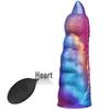 Compact Alien Shaped Remote Vibrating Dildo - Wireless Fake Penis Anal Plug for Women