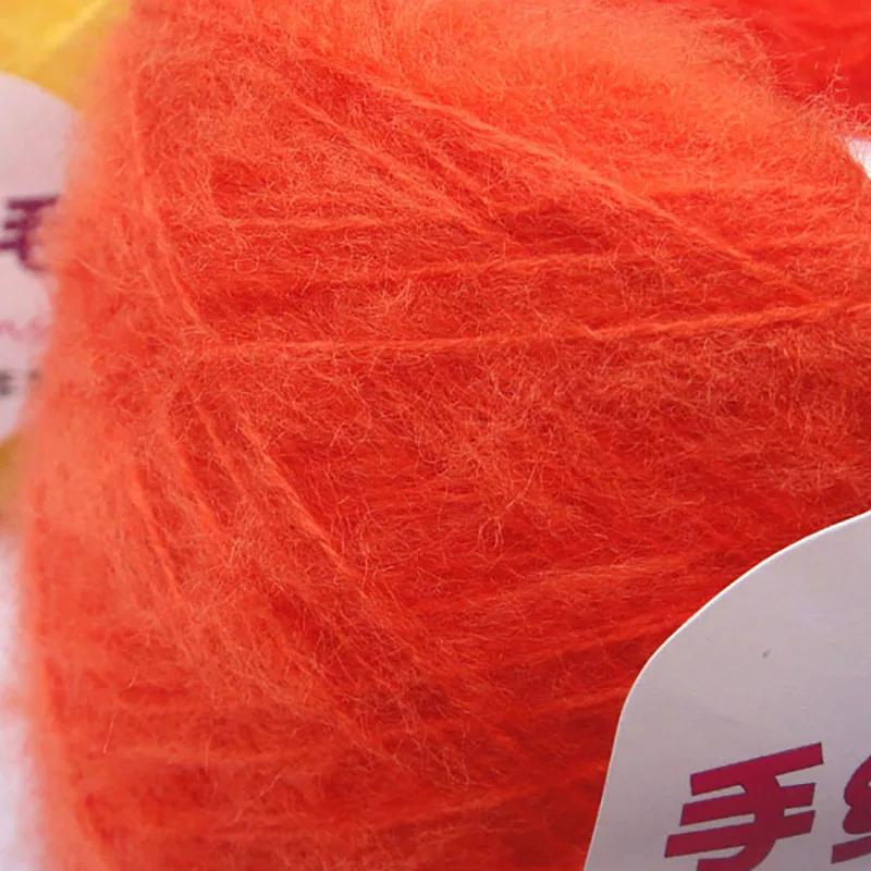 100g/ball Worsted Soft Thin Mohair Yarn Plush Wool Cashmere Yarn Hand Knitting Crochet Thread DIY Shawl Scarf Yarn JN001