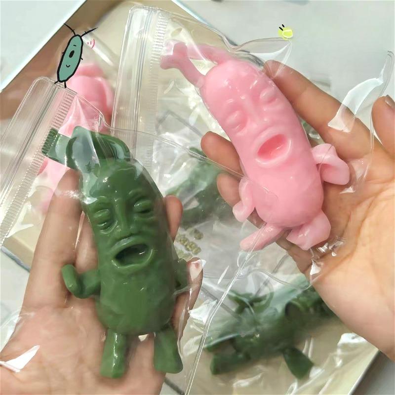 Tabas Squishy Plankton Squishy Stressspielzeug Angst Entspannung Stressabbau Spielzeug für Kinder Erwachsene Angst Entspannung Drücken Geschenk