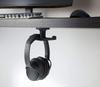 Glorious Headphone Wall Under Back of Adhesive Headphone Wired and Wireless Headphones Headset Headphone Stand Mount Holder Stand, Mount, Desk,