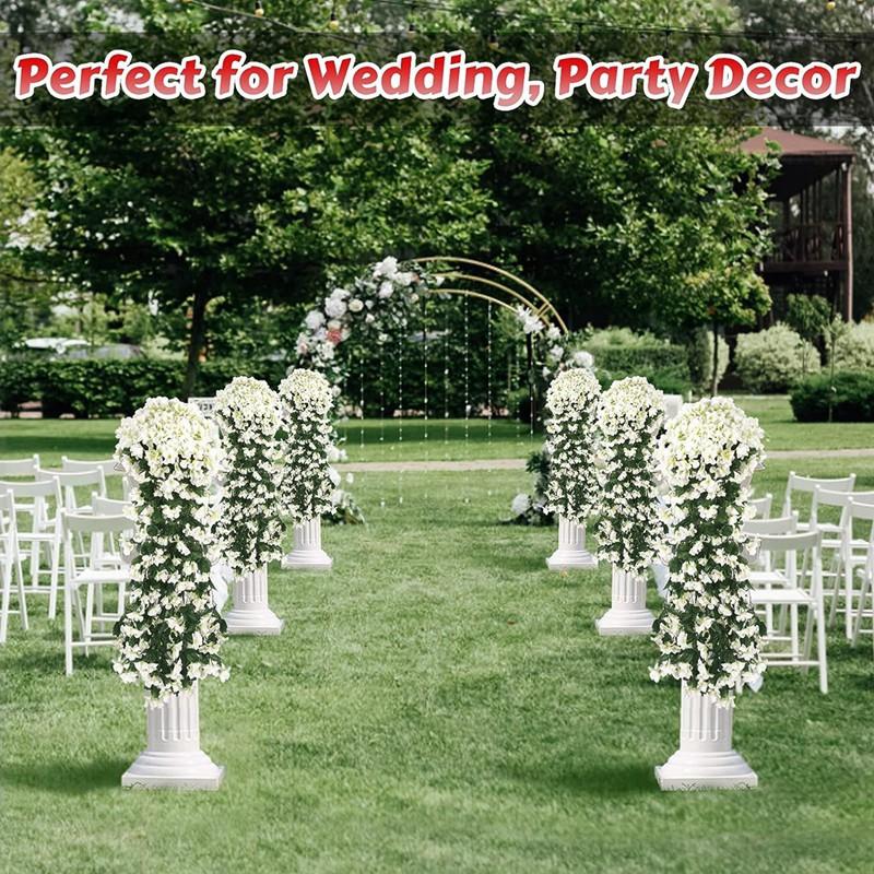 Artificial Flowers Long Vine Roses Home Decoration Wedding Outdoor Garden Arch Wall Scene Decoration Festival Celebration Plants