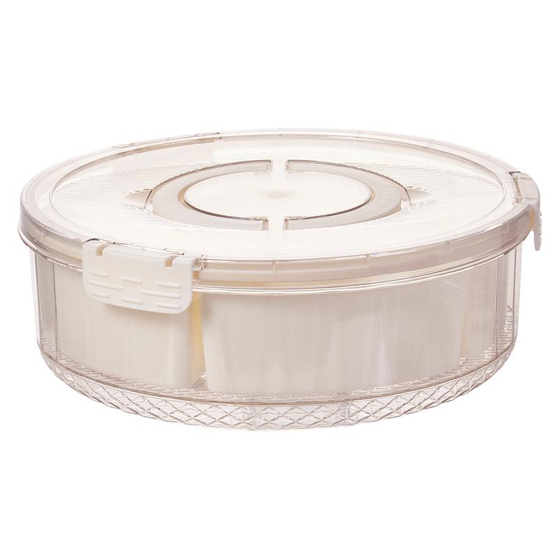 Вращающаяся многофункциональная коробка для хранения специй и закусок