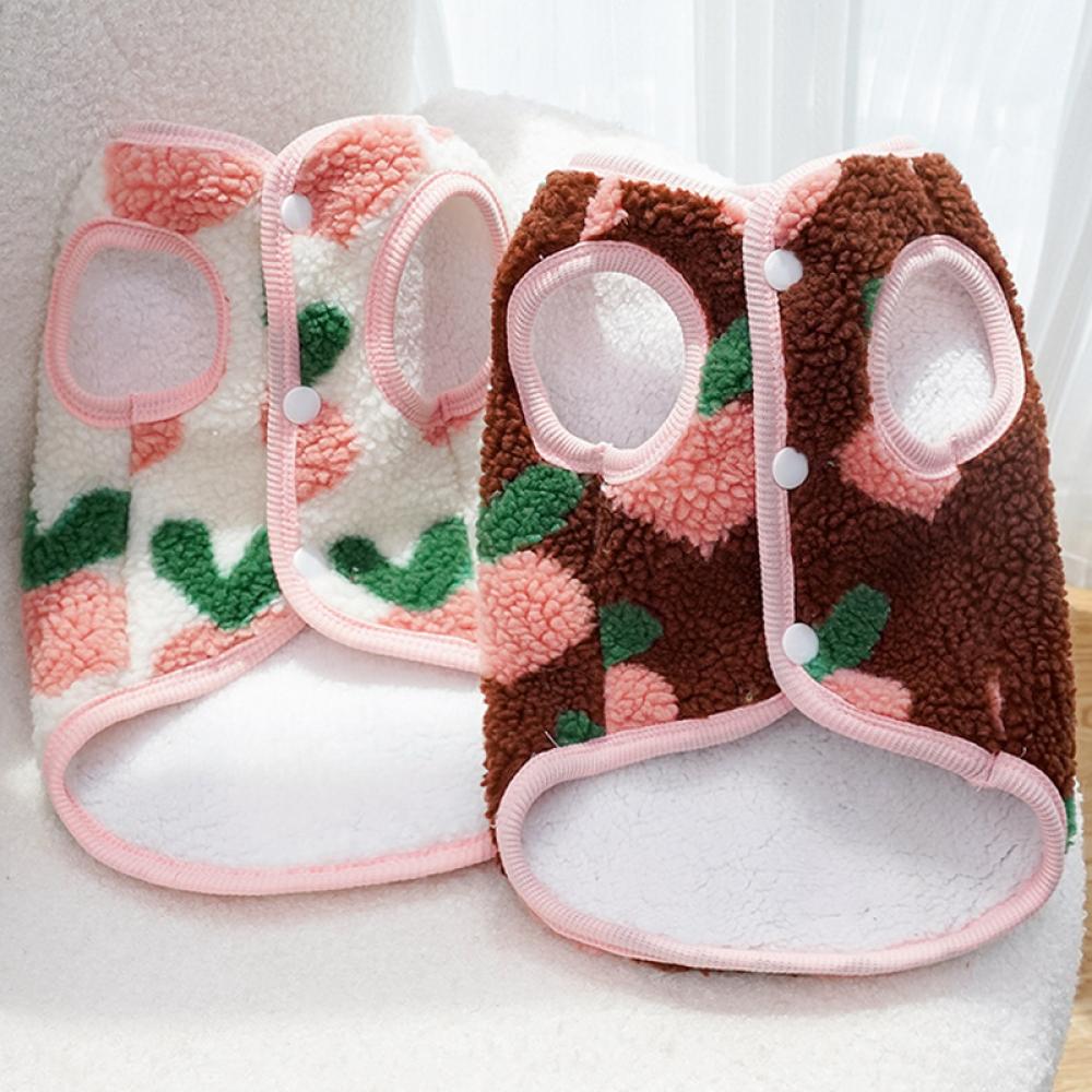 Winter Warm Dog Clothes Cute Puppy Coat Soft Plush Pet Clothes for Small Medium Dogs Chihuahua Yorkie Costume Dog Accessories