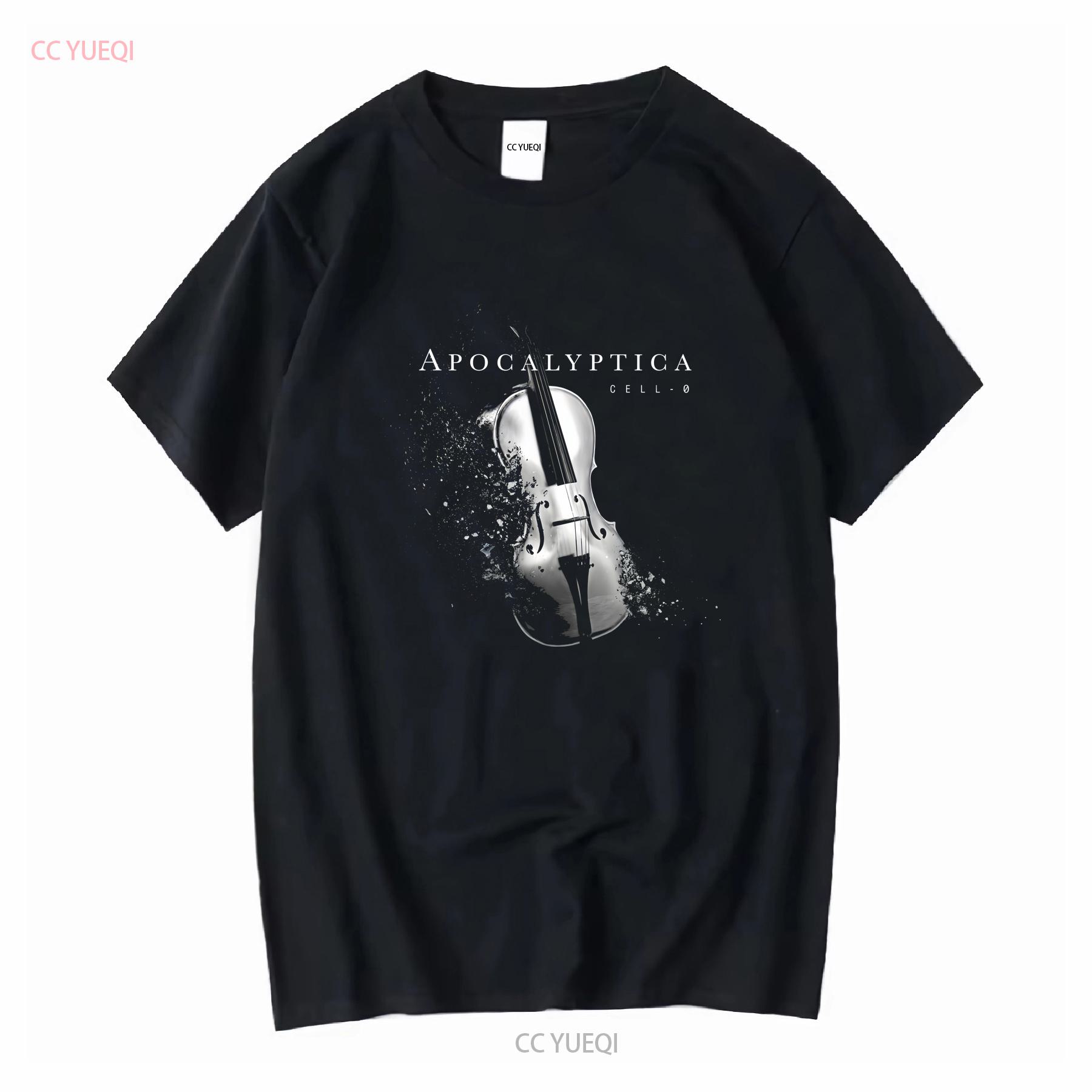 

Apocalyptica Cell 0 album T shirt BLACK WHITE sizes S 5XL long sleeves vintage Washed Comfortable Versatile Stylish Unisex 4XL