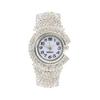 Elegant Quartz Zircon Wrist Watch Clock Open Bangle Watches Light Luxury Crystal Watches  Gifts