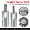 Portable Tie Wire Twister Tools Iron Wire Multi-functional Knotter Electrical Drill Twister Drill Chuck Tool