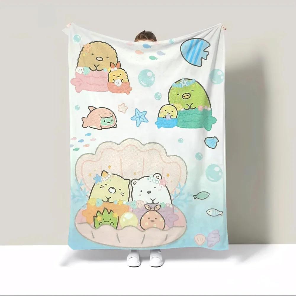 

Thick Blankets for Winter Blanket Sumikko Gurashi Microfiber Bedding Knee Blanket King Size Custom Blankets & Throws Beach Towel 75x90cm