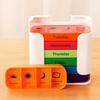 Weekly Pill Organizer Morning Noon Evening Night 4 Times A Day Pill Storage Box Large Capacity 7-Days Medication Dispenser Container