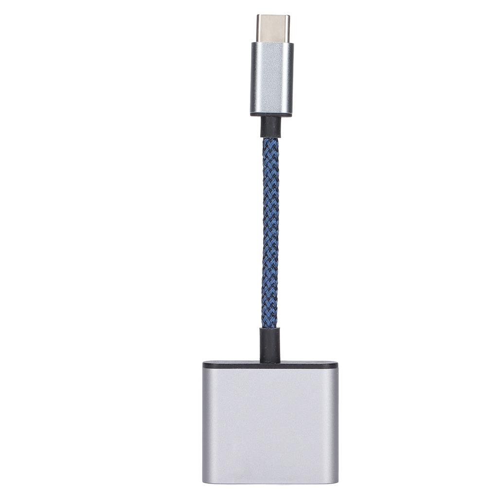 2 in 1 Type C to Type C Adapter Type C to with USB C PD 60W Fast Charging Adapter