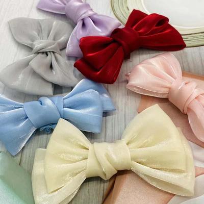 Retro Fairy French Bow Hair Accessories – Headdress and Clothing Embellishments