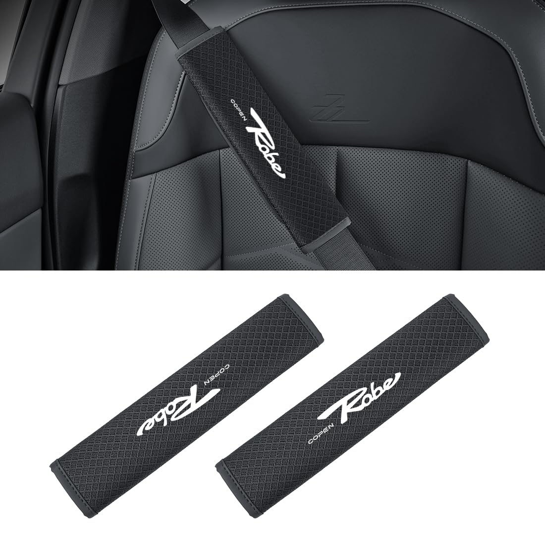 

Совместимы с Toyota Copen чехлы на ремень безопасности для плеча и шеи совместимые со всеми Copen Robe S охлаждение ремня безопасности из ткани ледяного шелка под давлением