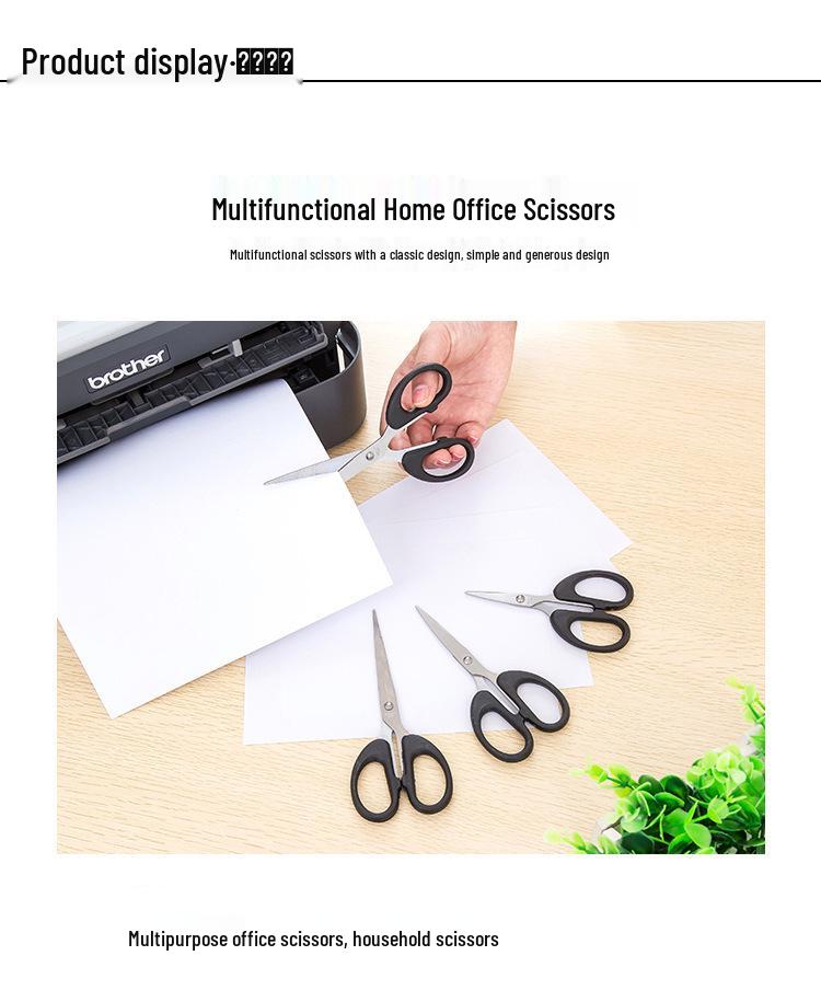 Student DIY Craft Scissors Set: Large, Medium, Small Sizes for Office, Paper Cutting, Sewing, and More