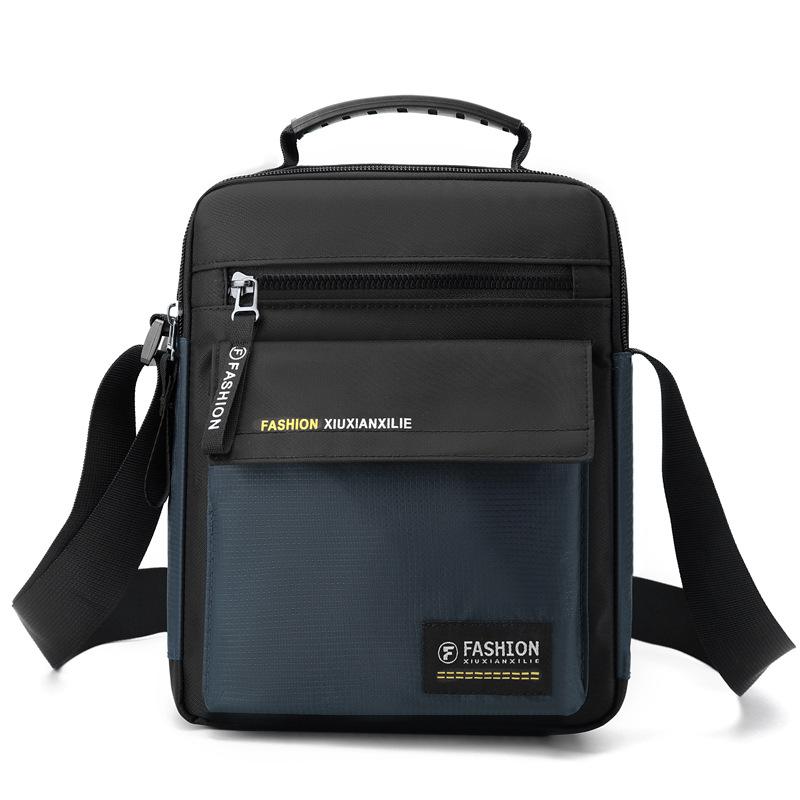 Crossbody Bag New Fashion Trend Casual Simple Shoulder Bag Simple Anti-splashing Men's Handbag Lightweight