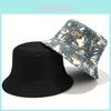 Tropical Banana Leaf Pattern Fisherman Hat With Sun Protection For Outdoor Activities