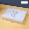 Document Organizer Organized Storage Box Simplicity Certificate File Container Dust Proof A4 Organizing Box