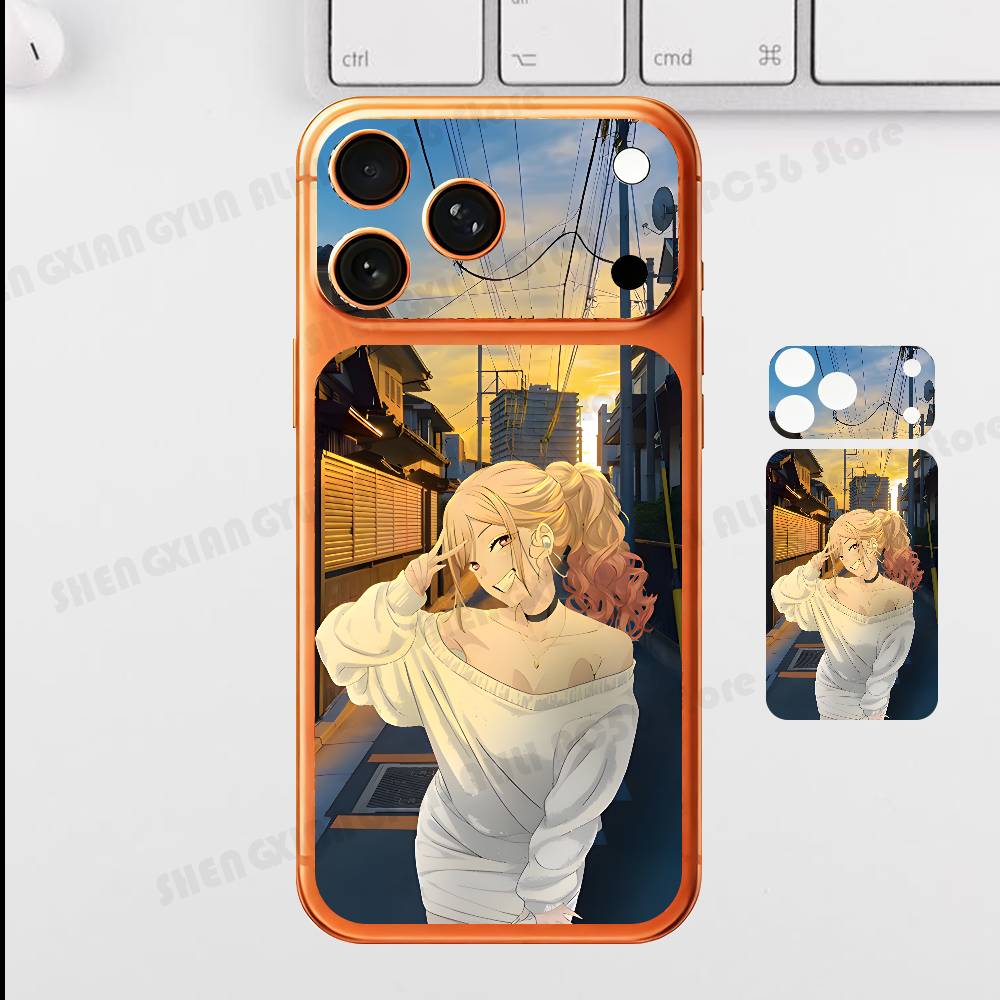 

Comics M-Marin For Iphone 17 Pro ProMax Back Protective Decorative Sticker Back Cover iPhone17promax