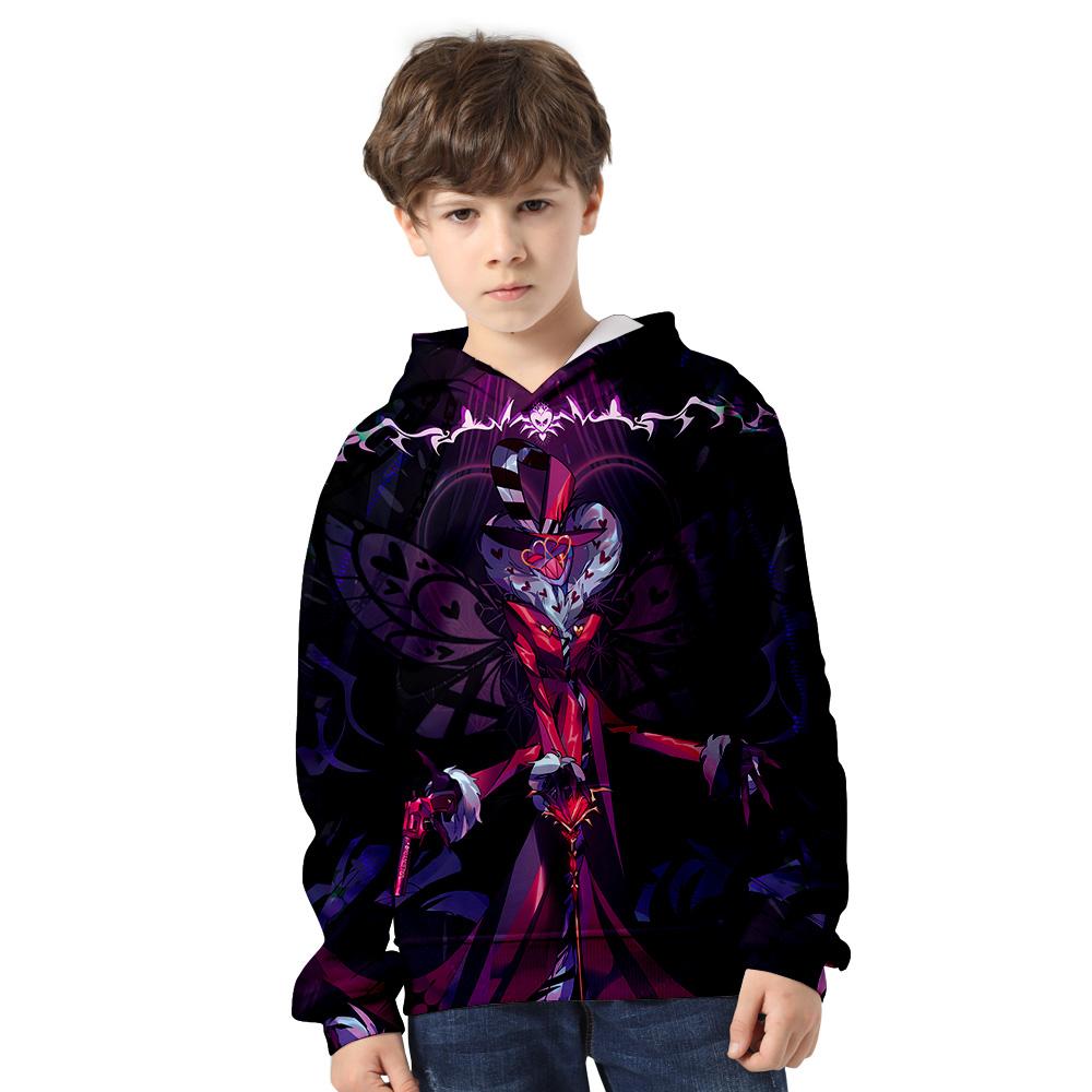 Mikina s potiskem Hazbin Hotel Pánská Hip Hop Streetwear Pánské Dámské Mikiny Unisex Módní Mikina