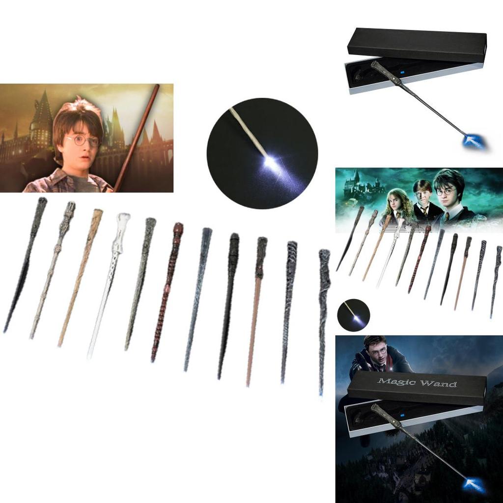 Czarująca świecąca różdżka Harry'ego Pottera Snape'a Idealna do cosplayu i na prezenty