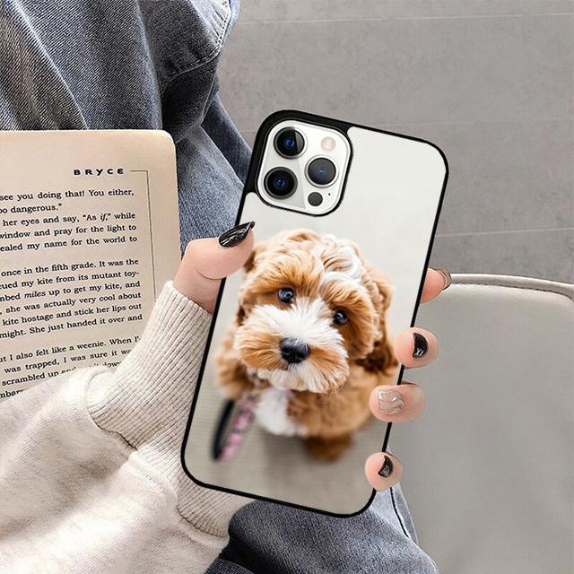 Cartoon Cavoodle Cavapoo Mobile Phone Cases Cover For iPhone 17 Air 16 16e 15 14 12 13 11 Pro MAX apple Plus Coque