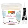 Meringues cannelées 40 g + Stylo de glaçage noir