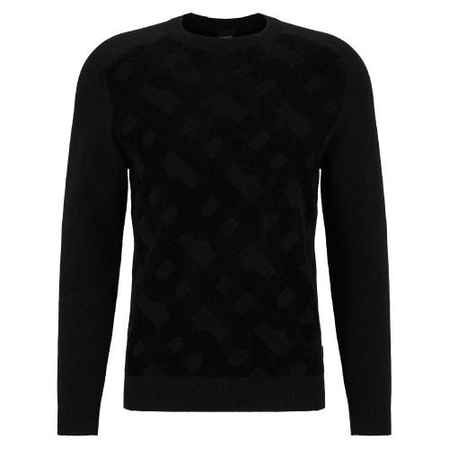 Boss Mens Regular Raglan Long-Sleeved Casual Sweater Top