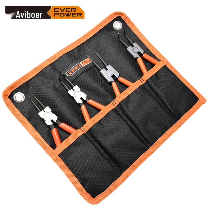 Aviball C Series 4-Piece 5-inch Circlip Pliers Set