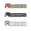 1Pc 3D Chrome Metal Car R Design Letter Logo Rear Trunk Badge Emblem Sticker For V40 V60 XC60 XC40 V50 V60 C30 Accessories
