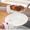  Fiber Dishwashing Gloves Non-stick Oil Dish Cleaning Brush Bowl