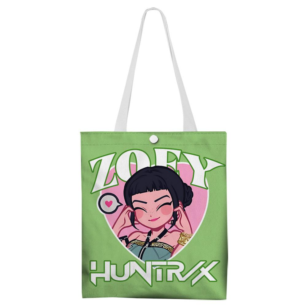 KPop Demon Hunters Cartoon Movie Merchandise Canvas Bags Shopping Bags Shoulder Bags