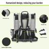 Foldable Expandable Pet Backpack with Adjustable Height and Customizable Logo – Breathable Double-Shoulder Design for Outdoor Use
