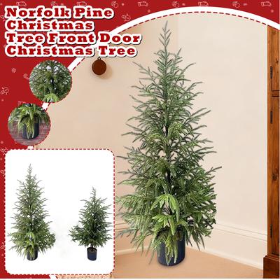 CM Norfolk  Christmas Tree Front Door Christmas Tree Decoration Indoor Living Room Christmas Decoration