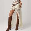 Sommer Europäischer und Amerikanischer Sexy Spitzenrock Cowgirl-Stil Unregelmäßiges Design Damenrock